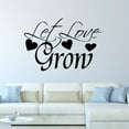 thumbnail image 1 of VWAQ Let Love Grow Family Quotes Wall Decal, 1 of 2