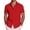Red, variant on COOFANDY Men's Cuban Guayabera Short Sleeve Button Down Shirt - Casual Summer Beach Linen Shirts