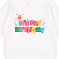 thumbnail image 3 of Inktastic It's My Birthday Letters Toddler Sweatshirt, 3 of 4