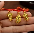 thumbnail image 5 of K-KED 1pcs Real 24k Yellow Gold Pendant Women Zodiac of Twelve 3D Dance Rabbit Tiger-Mouse-1.4-1.6g, 5 of 9