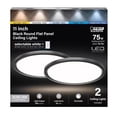 thumbnail image 1 of Luminaria Feit Electric EDGELIT LED Mate Negra de 11 pulgadas, 1 of 1