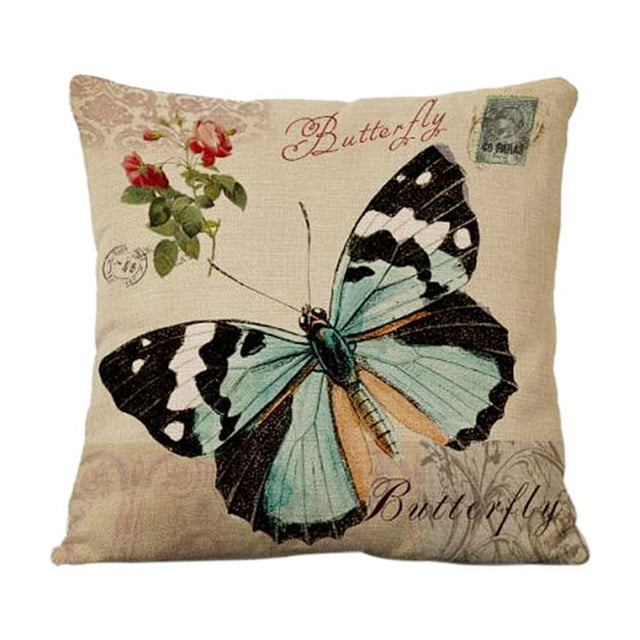 Funda De Almohada De Cuadrada Con cinturo De Mariposa, Funda Sofá Casero 5 Gloria Fundas de colchón