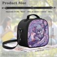 thumbnail image 5 of Jeiento Koala Backpack and Lunch Box Set Girls 4-6/6-8/8-12 Toddler Kids Primary School Bookbags for Third Grade Purple Flowers Schoolbag with Lunch Bag Pencil Case 3 in 1 Book Bags, 5 of 7