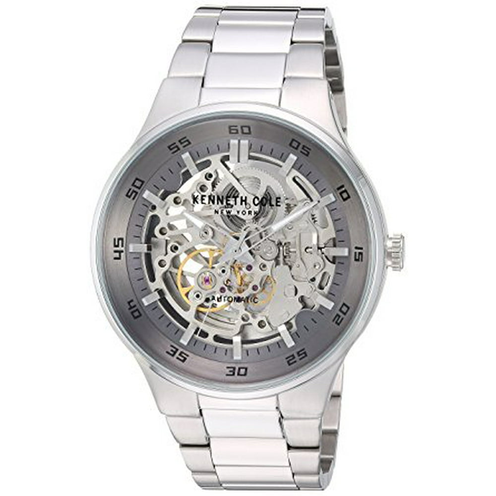 Kenneth Cole - Kenneth Cole Men's 'Auto' Automatic Stainless Steel ...