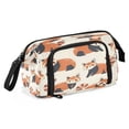 thumbnail image 2 of Fish Mouth Pencil Bag 9.45*3.74*5.9 Inches Pencil Bag Pencil Case Pencil Box Makeup Bag Suitable for Office and Study Cartoon Orange Civet, 2 of 7