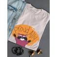 thumbnail image 3 of Proud Ally Racoon T-Shirt Women -Smartprints Designs, Female Large, 3 of 4