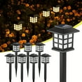 Solar Garden Lights Outdoor Waterproof Landscape LED Lights Pathway ...