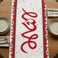 thumbnail image 5 of Table Runners 70 Inches Long Dress Scarves, Valentine's Day Farmhouse Coffee/Dining/Kitchen Table Decor, Holiday Table Runner, Love Heart Roses Gnomes Romantic 13x70 Inch, 5 of 9