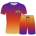thumbnail image 4 of Playeras De Algodón Para Hombre, Camiseta Holgada Con Estampado De Letras De Ciudad Para Hombre, Conjunto De Ropa Deportiva De Verano, Ropa Deportiva Informal, 4 of 4