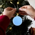 thumbnail image 6 of Mecorevxz Christmas Decorations 6Pcs Velvet Christmas Balls Ornaments 2.36Inch for Christmas Tree Decor,Christmas Decor(Blue), 6 of 7