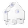 thumbnail image 1 of Comedero para Pájaros Kuymtek Con Ventana Y Casa Transparente Alimentación Artesanal para Jardín Al Aire Libre, 1 of 9