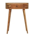 thumbnail image 2 of Lesuto Mini Albion Oak-ish Console - Nordic Style, Wood, 0 Drawers, 2 of 11
