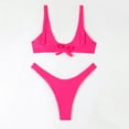 thumbnail image 4 of Rovga Sexy Bikini Swimsuit Women Leisure Swimwear Push Up Bikini Set Thong Bathing Suit Brazilian Beach Wear Stylish Swim Wear, 4 of 6
