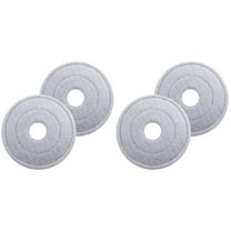 2 Count Circle Mop Head Replacement Rags Washable