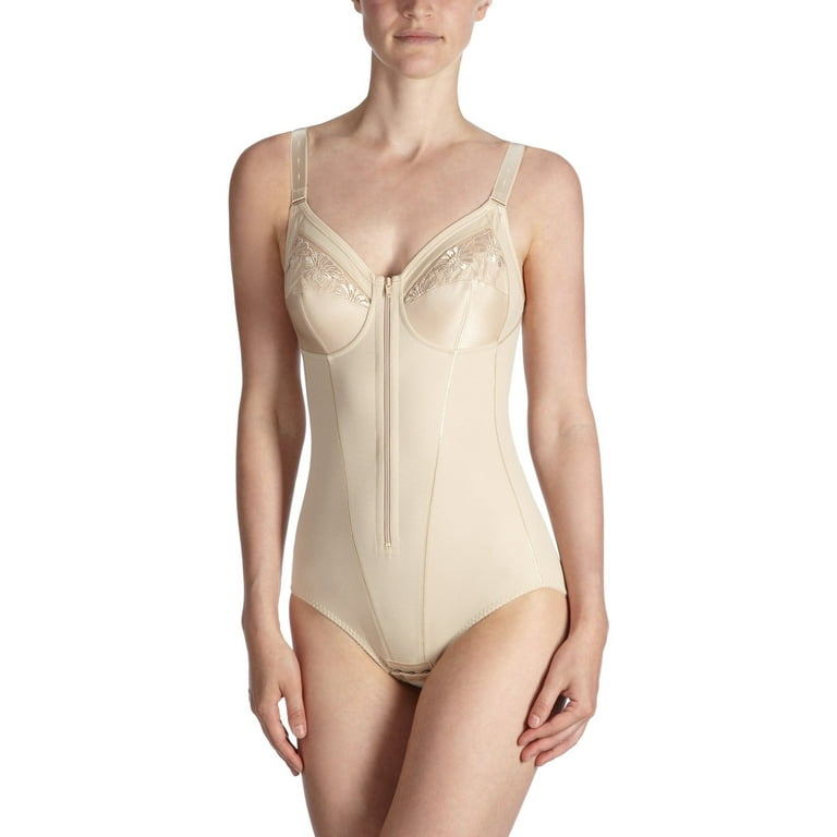 Anita Comfort Women`s Non-Wired Corselet With Front Zip, 46C, skin 