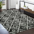 thumbnail image 4 of Aoile 9x12 Area Rug, Moroccan Vintage Washable Rug, Non-Slip & Non-Shedding Print Floor Carpet for Room, Gray, 4 of 10