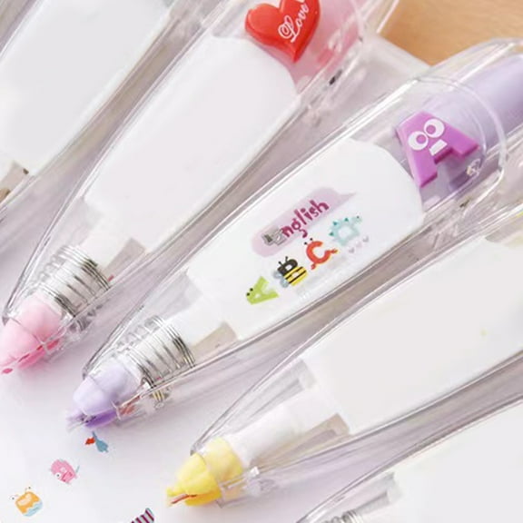 GOOHOCHY Type Decorative Tape Pen for Decoration with Strong Adhesive Assorted Color Plastic