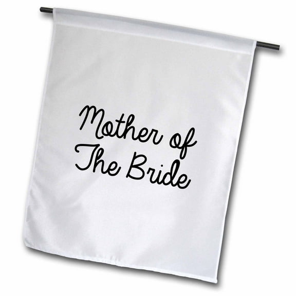 3dRose, Mother Of The Bride, 12 x 18 inch Garden Flag