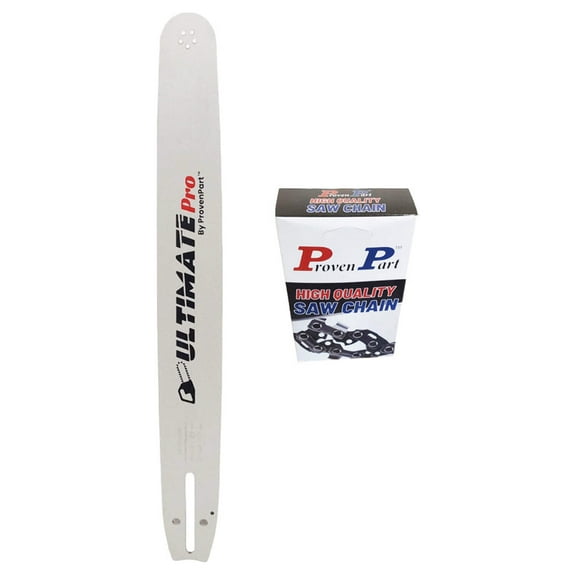 20" Chainsaw Bar And Full Chisel Chain Combo 3/8" .058" 72DL 208RNDD009