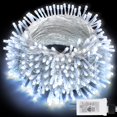 thumbnail image 1 of Lomotech Christmas Lights, 100FT 300 LED String Lights with 8 Modes Timer Connectable Waterproof Plug-in Fairy Lights for Home, Garden, Party, Holiday, Tree, Christmas Decorations (White), 1 of 7