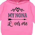 thumbnail image 3 of Inktastic My Nona Grandma Loves Me Girls Toddler Hoodie, 3 of 4