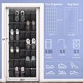 thumbnail image 3 of Organizador de zapatos Tiblue para colocar sobre la puerta, 35 bolsillos de malla transpirable, 3 of 9
