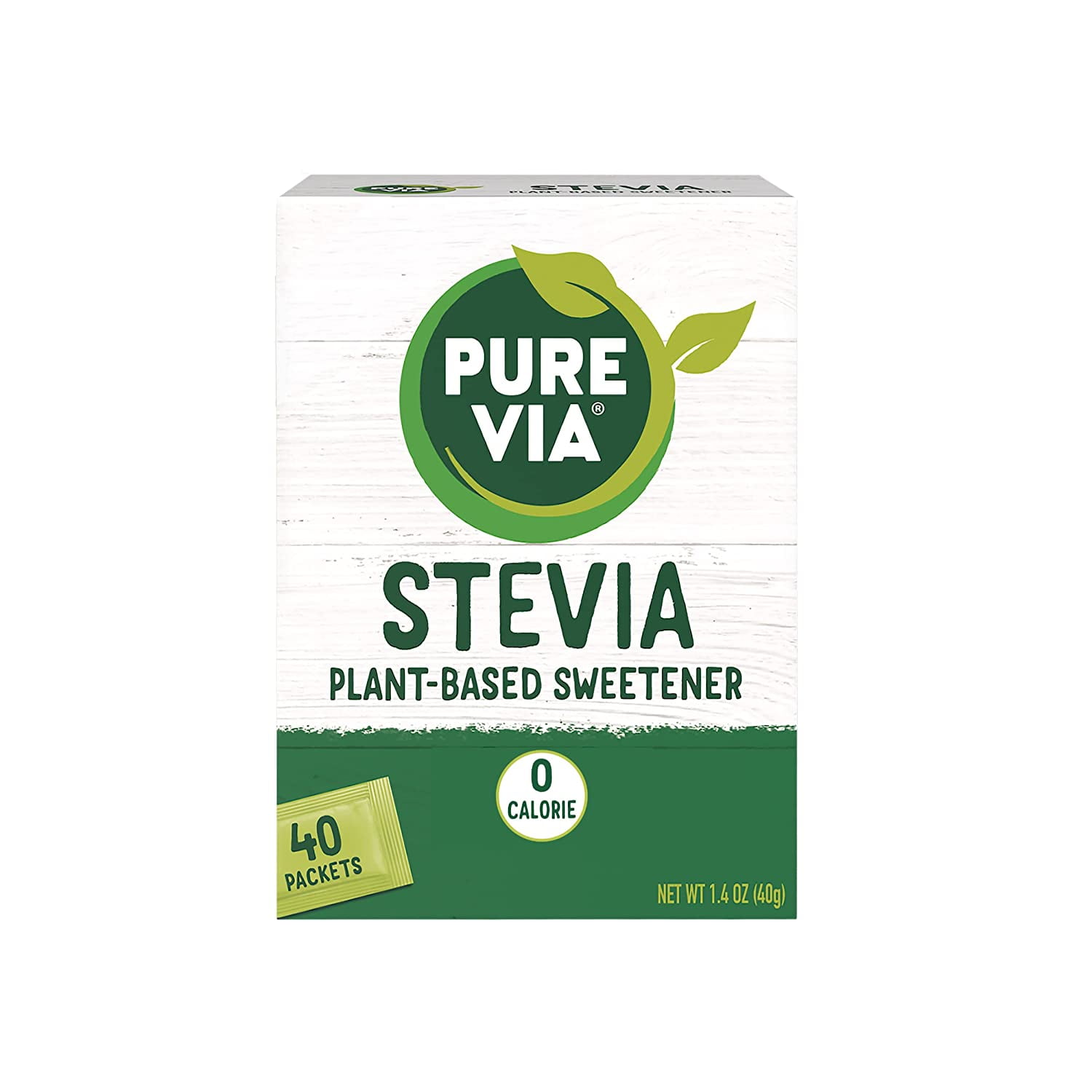 Stévia Pure Via 40 sticks