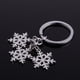 thumbnail image 4 of 2pcs Llaveros Llaveros Llaveros de Navidad Llaveros con patrón de copo de nieve, 4 of 6