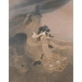 thumbnail image 2 of Georges de Feure 12x14 Black Ornate Wood Framed Double Matted Museum Art Print Titled: Elegant on the Beach, 2 of 5