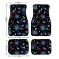 thumbnail image 6 of Renewold Bat Mushroom Spider Web Rubber Car Floor Mats Auto Carpet Non-slip Rubber Car Rugs Full Set Universal Fit for Most Vehicles Halloween Auto Interior Decor, Set of 4, 6 of 7