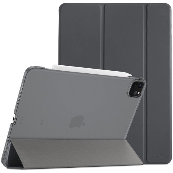 Smart Case ProCase para iPad Pro 12.9 de 6.ª, 5.ª, 4.ª y 3.ª generación, color gris