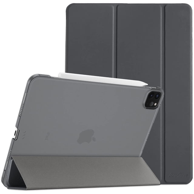 Smart Case ProCase para iPad Pro 12.9 de 6.ª, 5.ª, 4.ª y 3.ª generación, color gris