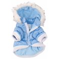 thumbnail image 3 of Pet Life Classic Metallic Winter Dog Coat with Zippered Removable Fur Hood - Dog Jacket Features 3M Thinsulate Insulation Warming Technology - Dog Clothes Sizing fits Small Medium and Large Dogs, 3 of 5