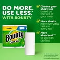 thumbnail image 2 of Bounty Quick-Size Paper Towels, White, 8 Family Rolls = 20 Regular Rolls, 2 of 4
