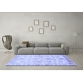 thumbnail image 3 of Ahgly Company Machine Washable Indoor Rectangle Oriental Blue Traditional Area Rugs, 8' x 10', 3 of 4