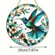 thumbnail image 4 of 8 X 8inch Blue Peakbird For Window Hanging Windows Indoor Outdoor For Home Garden Ornaments Sea Beach Decor Gift For Family, 4 of 9