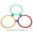 thumbnail image 2 of Linyer Bonrich Hopscotch Game Circle Set Jumping Rings Outdoor Children Jump Circle Physical Training Fun Games Toys random color 38cm, 2 of 8