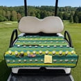 thumbnail image 2 of Uorisanigo Golf Ball Green Golf Cart Seat Covers Soft Golf Cart Seat Towel Blanket with 4 Pockets Non-Slip Seat Protector for Golf Cart Fits for EZGO, Club Car, Yamaha and More, 2 of 7