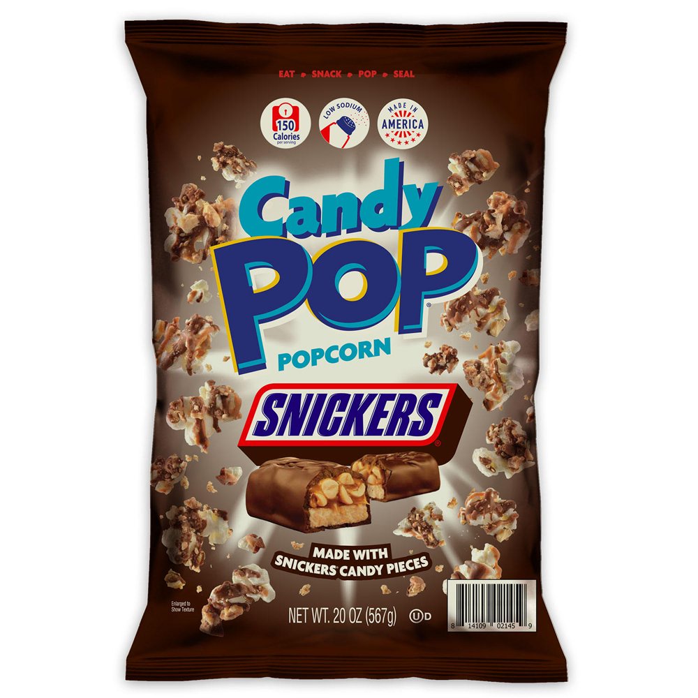 Candy Pop Snickers Popcorn (20 Ounce)