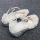 thumbnail image 3 of 1 par de sandalias de bebé niña Sandalias de gelatina de tacón alto Zapatos de verano - Talla 28 (blanco), 3 of 4