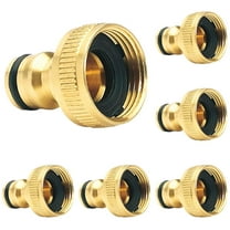 5PCS Brass Garden Hose Tap Connector (3/4) Quick Hose Adaptor Accessories