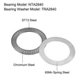thumbnail image 2 of Thrust Needle Roller Bearings Inch with 2 Washers, 1-3/4"x2-1/2"x5/64", 2 of 4