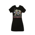 thumbnail image 1 of Cali T-Shirt à Manches Courtes pour Femmes California Republic Flowers Noir Grand, 1 of 1