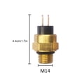 thumbnail image 3 of Transemion M14x1.5 Efficiently Install Radiator Fan Switch For FE501 FE250 FE350 Radiator Fan Thermo Switch 85℃ Copper 1Set, 3 of 6