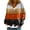 White, variant on VISALY Women's Knitted Cardigan Sweater Long Sleeve V Neck Multicolor Striped Sweater Jumpers Button Down Tops Open Front Jacket Blue L