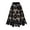 Black, variant on Women's Tennis Skirts Summer Ladies Womens Flared Skater Skirt Stretch Lace Printed Soft Knee Length Crotch Green L