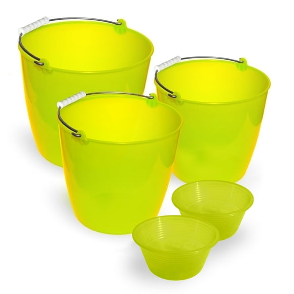 CUBETA DE PLASTICO FLEXIBLE ANTIBACTERIAL Y ANTIMICOTICA SUSTENTA SUSTENTA THINK GREEN Línea Antibacterial. Es ideal para todos los espacios y actividades de tu vida.