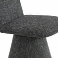 thumbnail image 5 of Meridian Furniture Renuar Black Fabric Dining Chair (Set of 2), 5 of 9