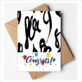 thumbnail image 1 of Brushwork Graphic Sense Texture Wedding Cards Congratulations Greeting Envelopes, 1 of 3