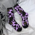 thumbnail image 5 of Logiee Cartoon Black Cats Print Adult Socks for Men & Women,Calf Socks, Ankle Socks,Boots Socks,Breathable Casual Sock,Unisex Crew Socks, 5 of 6